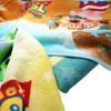 Marushin Face 34 x Toy Golden 2006002200 Towel, 80cm, Story, Purple,
