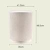 Simple Two-Tier Storage End Table Round Plastic Side Table with Drawer for Living Room Bedroom Small Circle Accent Table Ottoman