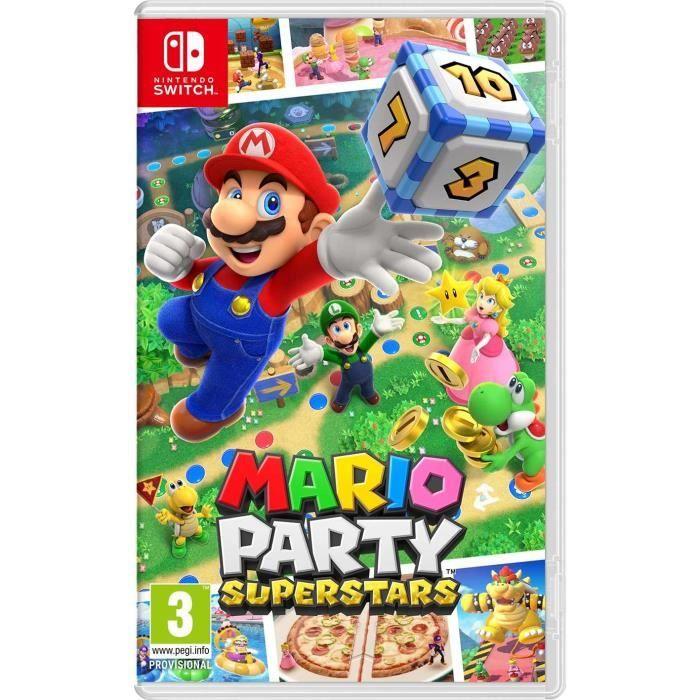 Jeu - nintendo - mario party superstars - multilingue - 1 à 4 joueurs - sortie 29/10/2021