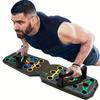 Push-up deska, Skládací vybavení pro domácí cvičení s barevně kódovaným systémem, Multifunkční push-up stojany pro silový trénink, Hrudník, Paže a Střed těla