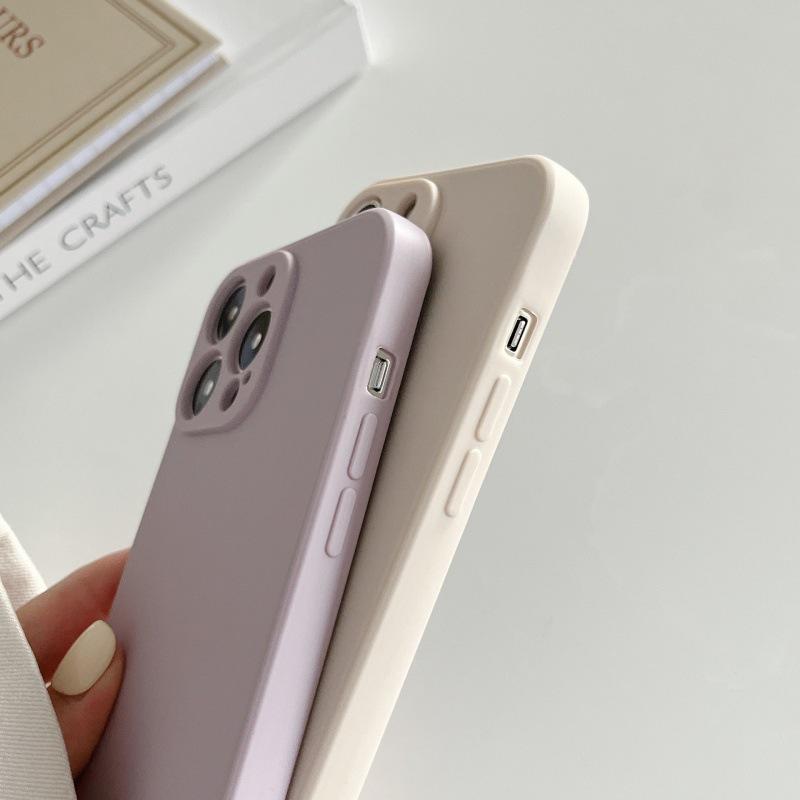 Apple 15PRO Număr Mare de Iphone16 14 Husă Silicon Telefon Mobil Gaură Fină Mânecă Moale Mată Anti-cădere Rezistență la Uzură