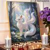 Framed Pearl Painting Kit NineTailed Fox DIY 3D Bead Canvas Art Creative Leisure Craft Home Decoration for Wall Decor Art Projects Hobby