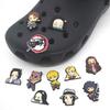 Demon Slayer Series Shoe Buckle Charms - PVC Soft Rubber Clog Accessories