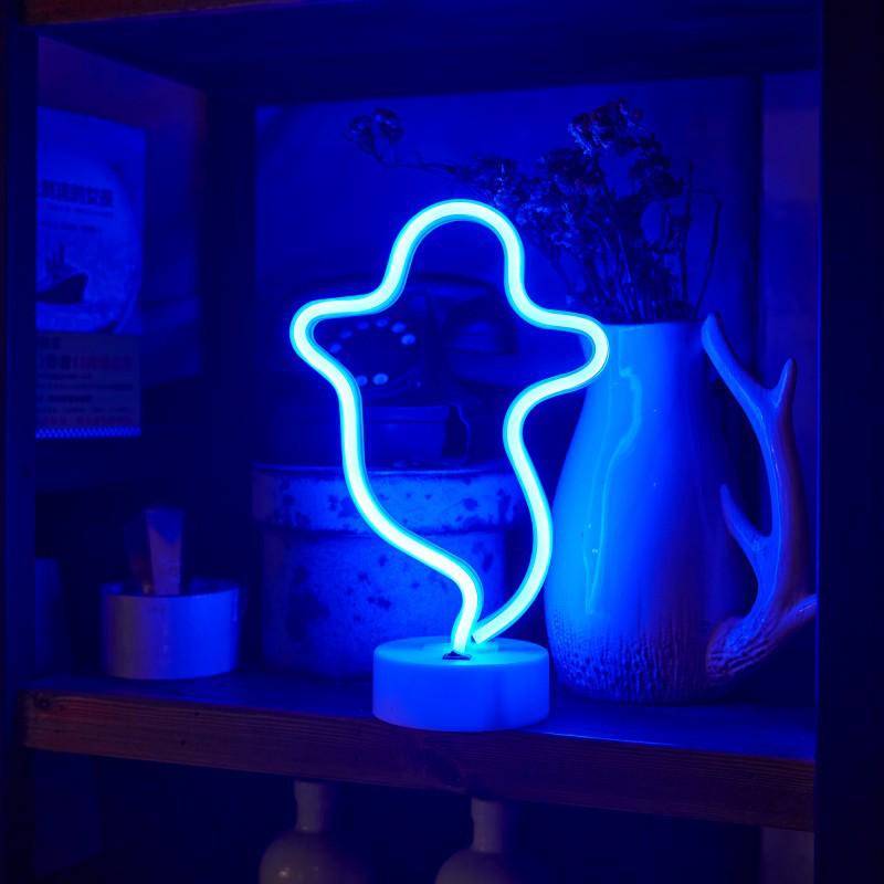 Creative LED Heart Neon Light - Romantic Atmosphere Table Lamp for Bedroom Decor