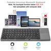 Foldable Bluetooth Keyboard,Wireless Portable Keyboard with touchpad,Rechargeable Pocket-Size Folding Travel Keyboard for iOS,Android,Windows