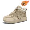 Velvet High-top Little White Shoes for Women's 2025 Winter New Student Board Shoes Ins Korean Version of Warm Casual Cotton Shoes Q250