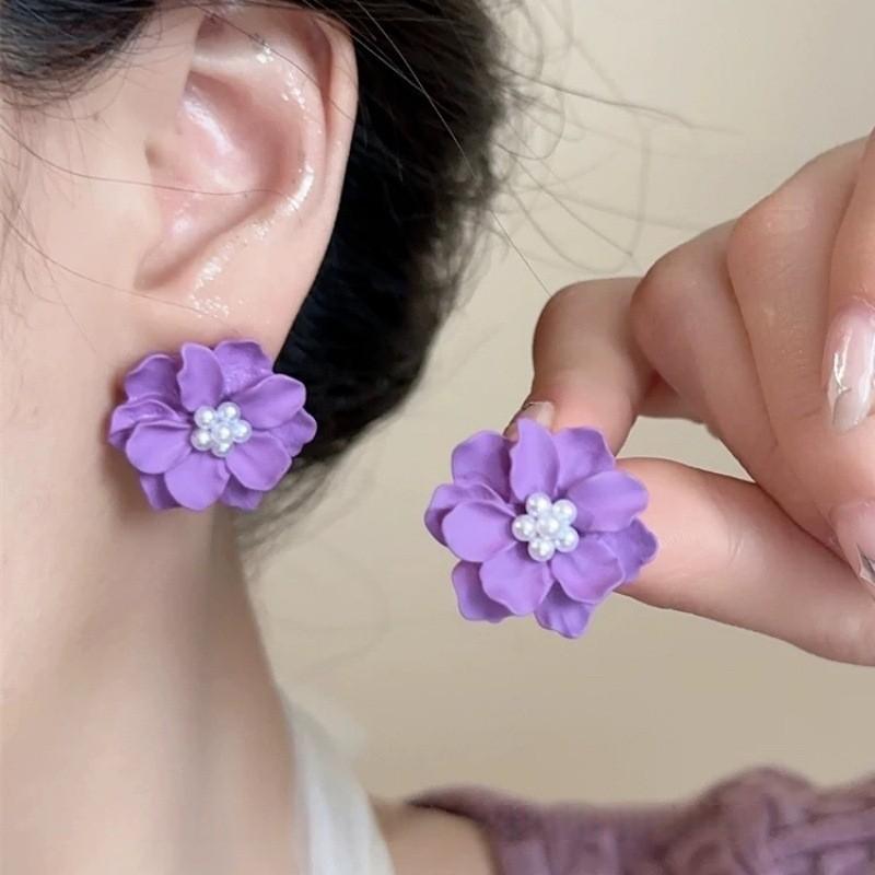 

1 Pair Of Fashionable Women s Pendant Earrings, Versatile Earrings One Size фіолетовий