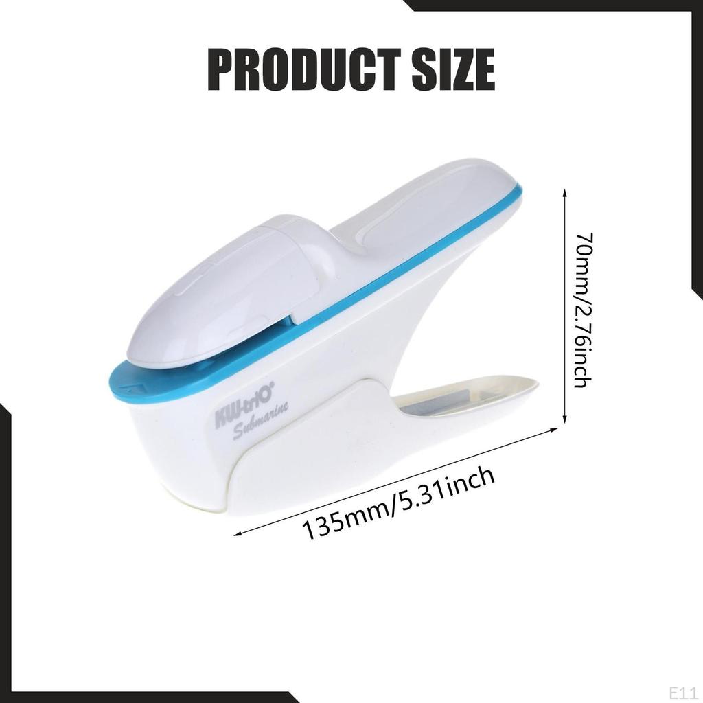 Holeless Compact Staple up to 8 Sheets Binding No s Paper Clinch for School Newspapers