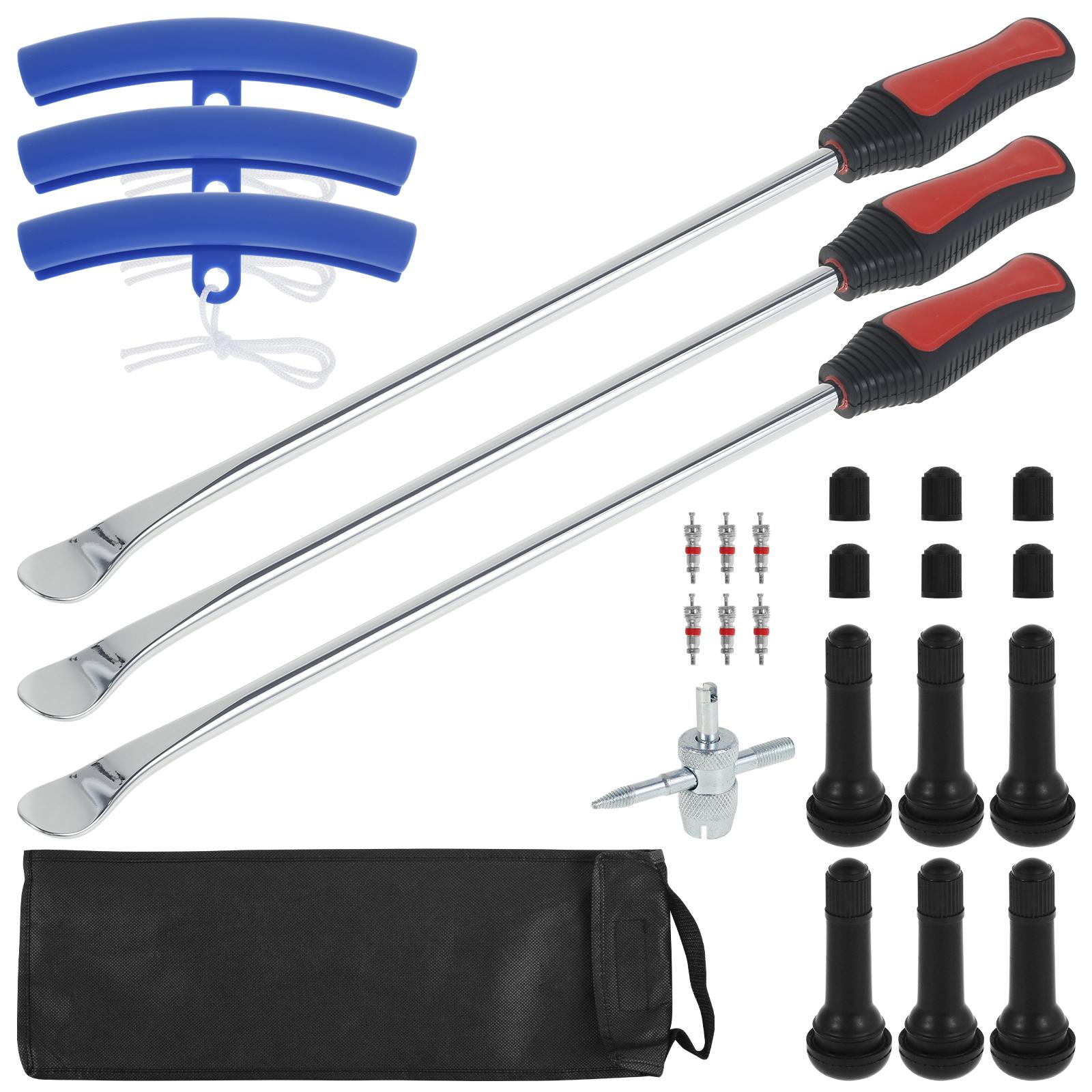 

Tire Spoons Set Steel Tire Changing Tool Motorcycle Tire Changer Tire Removal Tools Rustproof Tire Spoon Levers Tire Changer Kit
