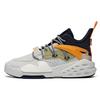 Badala 5th Generation Shock Absorbing Non-Slip Mid-Top Sneakers Men Sneakers Gray White 112018087-6