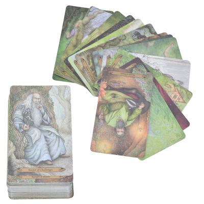 Wald der Verzauberung Tarotkarte 78 Decks Leichtes Mischen Wahrsagespiel Spielzeug für Enthusiasten