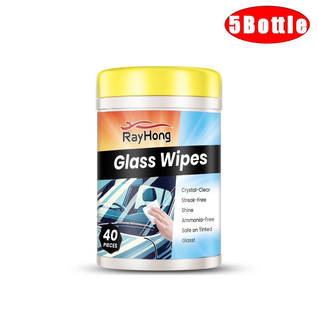 Car Windshield Oil Film Cleaner Wipe Oil Film Remover Auto Window Stain Remover Ploshing Wipes Car Detailing Oil Film Cleaning