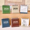 2026 Mini Simple Desk Calendar - Creative Student Desktop Ornament and Stationery Gift