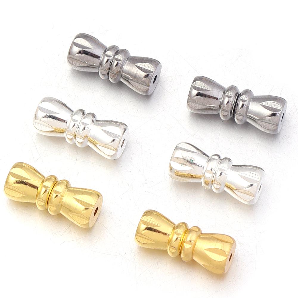 20pcs Copper End Clasps Metal Peanut Fasteners Buckle Spiral Clasps Connectors For DIY Jewelry Making Bracelet Necklace Supplies