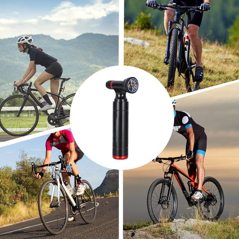 Carbon Dioxide Tire Pump Cycling Tyre Pump For Fast Tire Inflation Fast Tire Inflation Tool Fast Cycling Tire Repair Tool