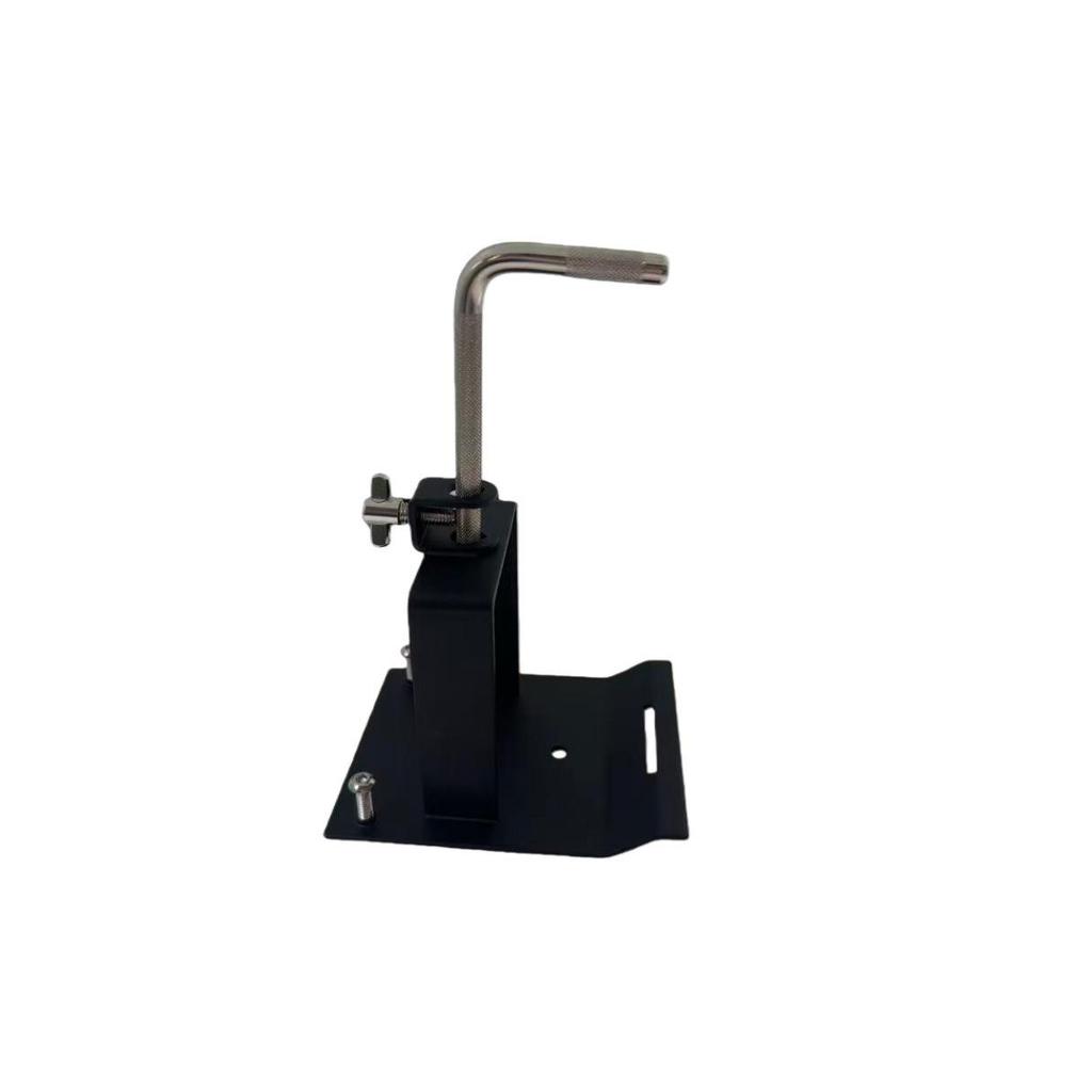 Supporto per Cowbell e Blocco di Legno a Pedale Jazz per Rack di Batteria