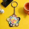 K-On! Rotating Enamel Keychain – Cute Cartoon Anime Pendant