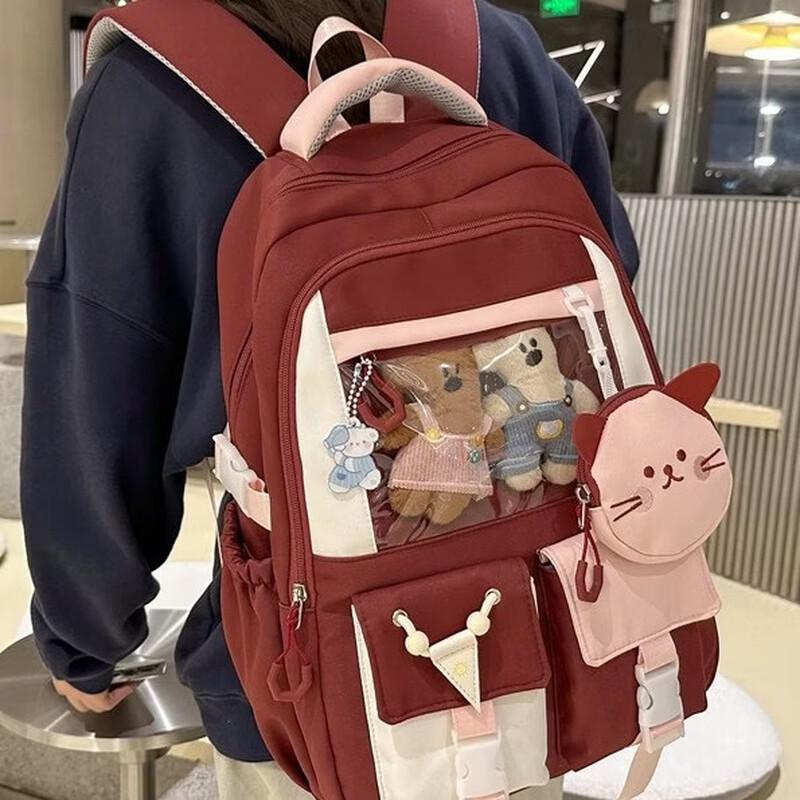 Lishen Academy Style Large Capacity School Backpack