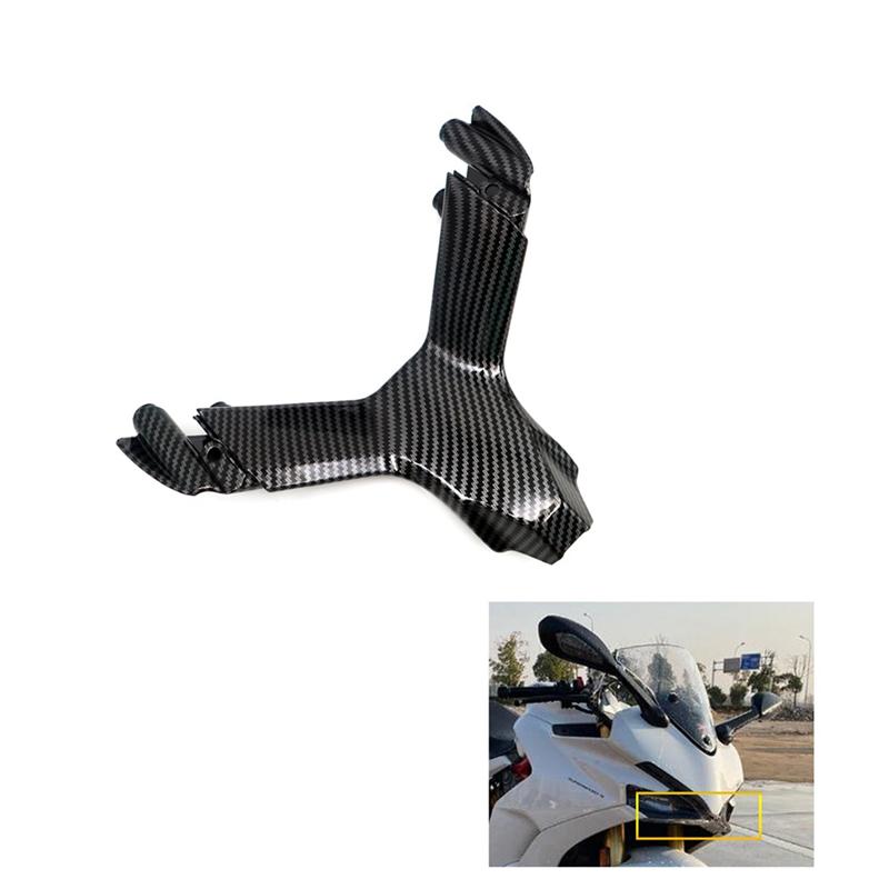 For Ducati Super Sport 939 2017-2020 950 2021-2023 Center Headlight Fairing Aerodynamic Wing Deflector Front Spoiler