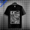 Eat Sleep Volleyball Repeat Graphic Tshirt For Unisex  Unisex Modal Short Sleeve Tshirt Perfect For Athletes And Enthusiasts