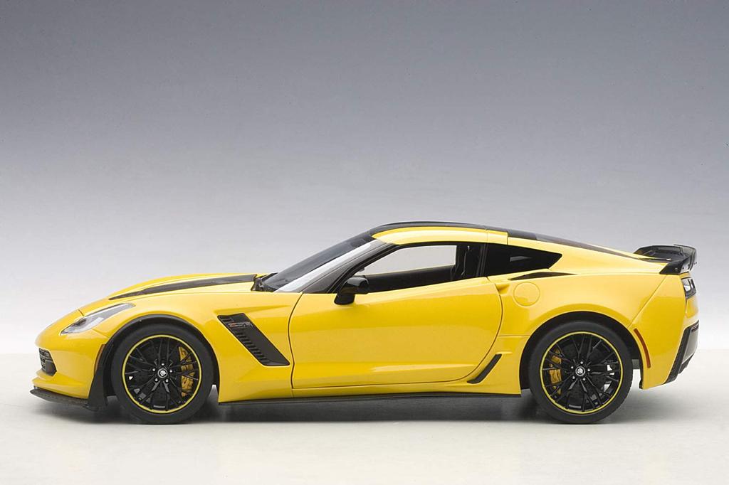 AUTOart 1/18 Scale Chevrolet Corvette (C7) Z06 C7.R Edition (Yellow) Finished Product