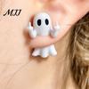 Halloween Costume Jewelry 1 Pair Earrings for Women, Glow in The Dark Ghost Creative Holiday Accessories Earrings, Cute Spooky Gifts Party,