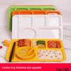 Melamine 6-Compartment School Lunch Tray