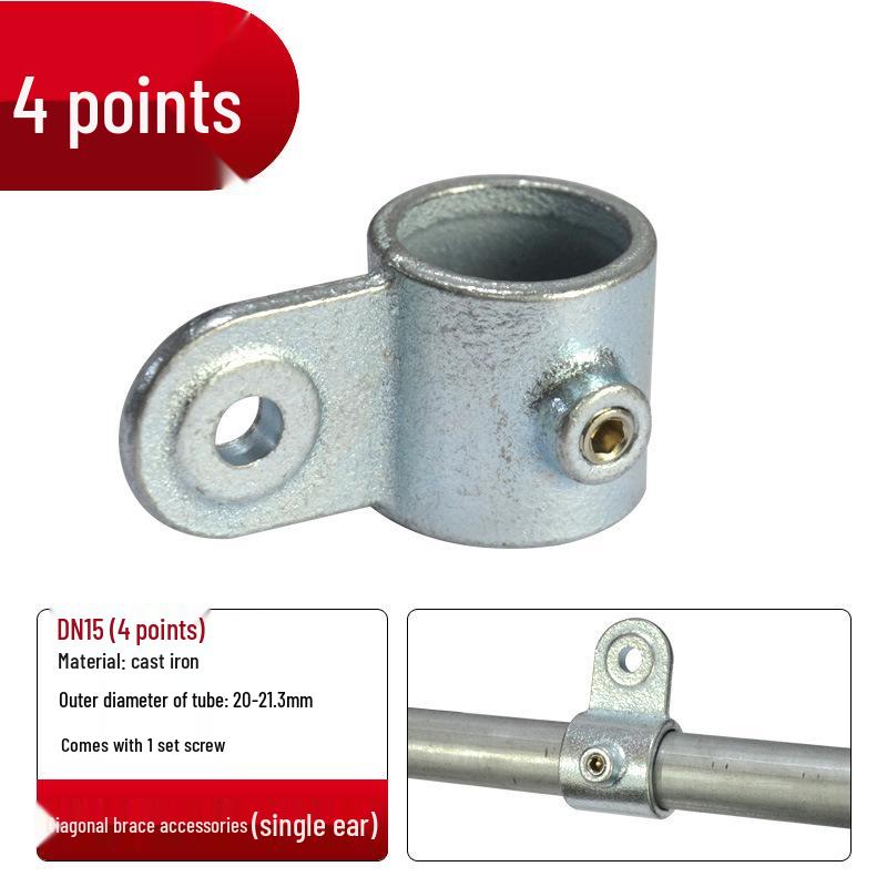 4/6-Point Galvanized Pipe Connectors: No-Weld Sunroom Shelf Couplings