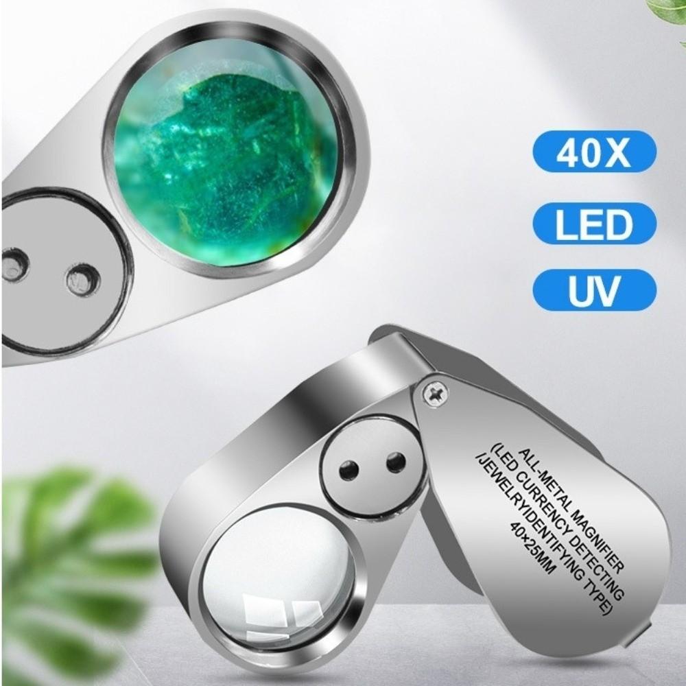 LED-beleuchtete Schmucklupe Präzisions-Handlupe für die Antiquitäteninspektion