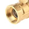 1pcs DC 12V G1 1 2  DN40 2 Way Brass Motorized Actuator Ball Valve for Air Conditioner