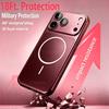 Luxury PC For Magsafe Phone Case For 18 17 16 15 14 13 Pro Max Magnetic Hard Full Lens Protection Thin Cover Funda