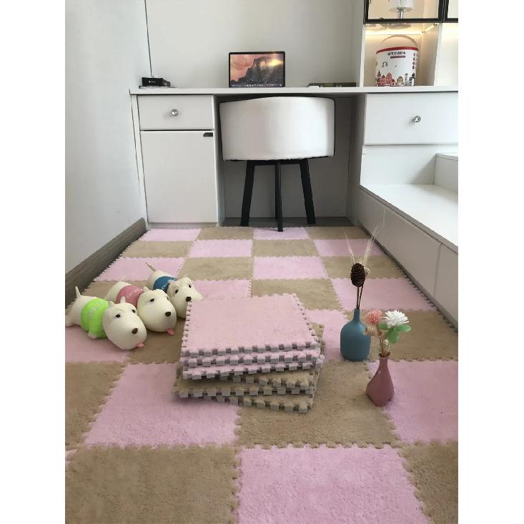 20pcs Activities Mat For Baby Soft Plush Kids Carpet   Children's Play Rugs Toys EVA Foam Babies Puzzle Interlock Floor Mats 30*