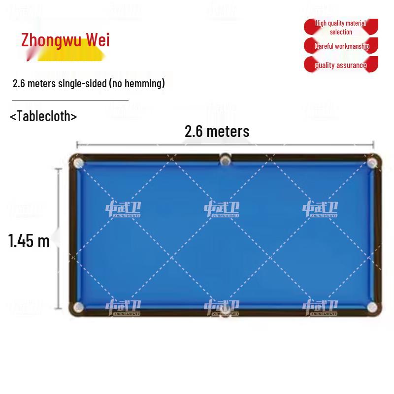 Amerikanischer 8-Ball Pooltischfilz