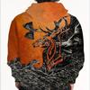 Autumn Men's 3D Digital Printed Hooded Sweatshirt Casual and Comfortable Loose Long Sleeved Men's Top