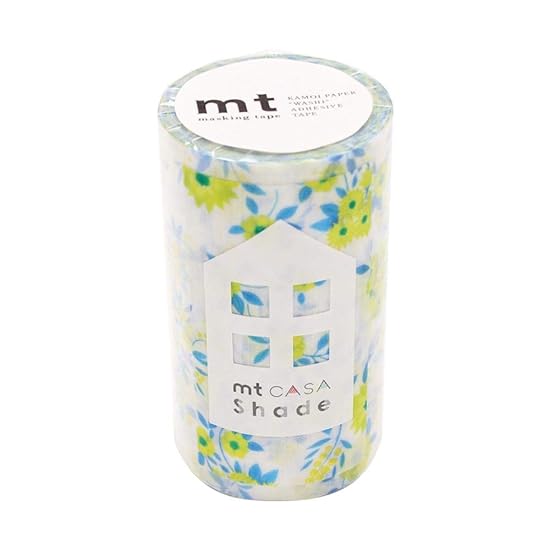 Kamoi Kakoshi Window Glass Tape mt casa shade Floral Pattern 90mm x 10m (Light Blocking, Heat Shield B07CMLDCS3