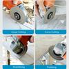 4" 100mm Diamant Trockenschnittscheibe Platten Porzellan Keramik Fliesen Marmor Dünne Trennscheiben für Marmormaschine, Winkelschleifer