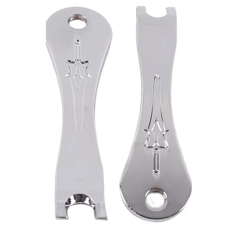 Guitar Bridge Pin Puller Metal String Peg Remover Tool for Acoustic Folk Guitar String Changing Repair Maintenance Accessory