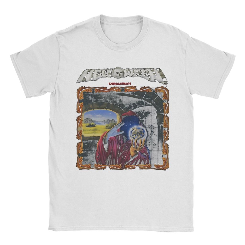 3 Good Designs Helloween Band Pure Cotton TShirt For Unisex Summer Vintage TShirts O Neck Harajuku Tee Shirt Oversize Tops