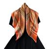 Women's Court-Style Large Scarf: A Fashionable and Versatile Satin Scarf for Wrapping the Head or Wearing As a Wrap