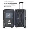 Multi-Purpose Business Trolley Suitcase with Laptop Compartment and Cup Holder