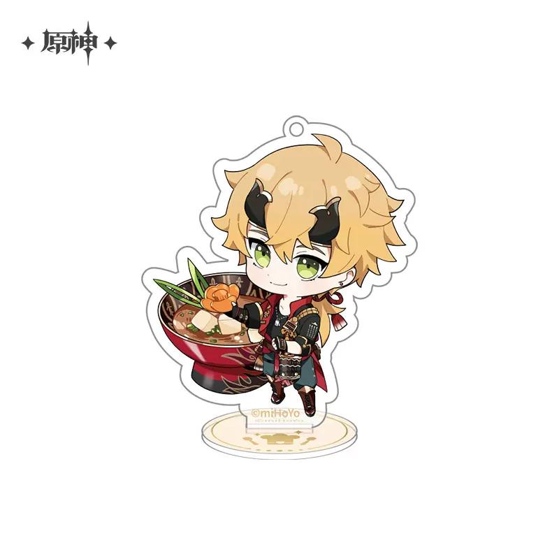 Sunsyea Genshin Impact Official Merch miHoYo Original MWPD Series Q Version Acrylic Stand Tartaglia Zhongli