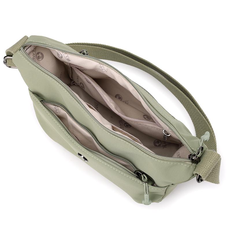 Women's Shoulder Bag Nylon Small Bag Lightweight Crossbody Bag Solid Color Mother Bag