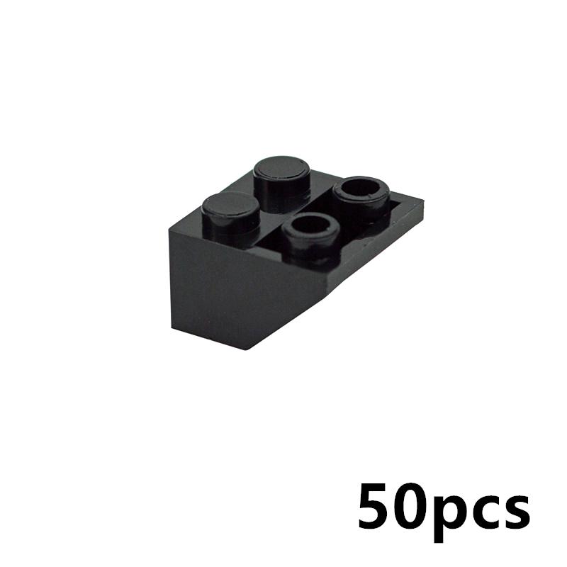 50 Stück Zubehör Dicke Steine 3660 Dachziegel 2x2 45° Dach Umgekehrte Neigung Hausfassade Bausteine Pädagogisches Zusammenbauen Kinderspielzeug