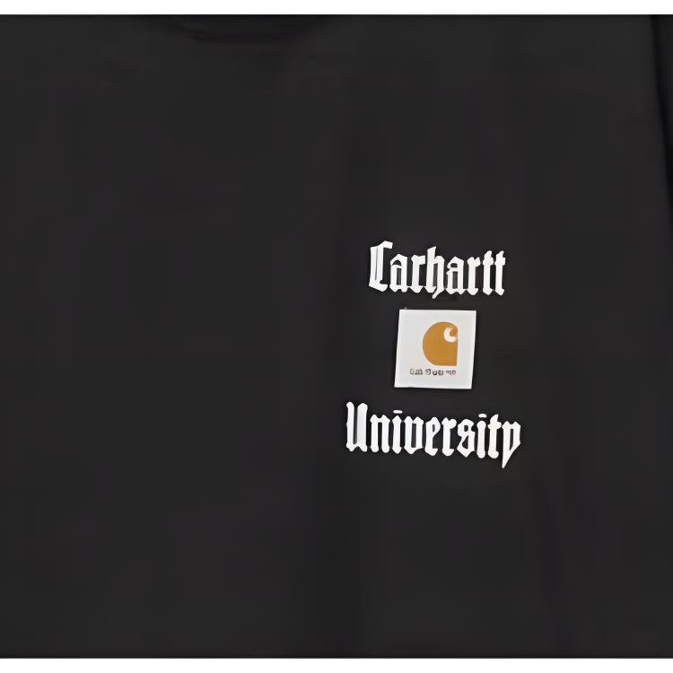 Carhartt WIP FW25 S/S Schooling Heart T-Shirt Comfortable Loose Fit Square Label Casual Short Sleeve T-Shirt Men Tops I035455-89-XX
