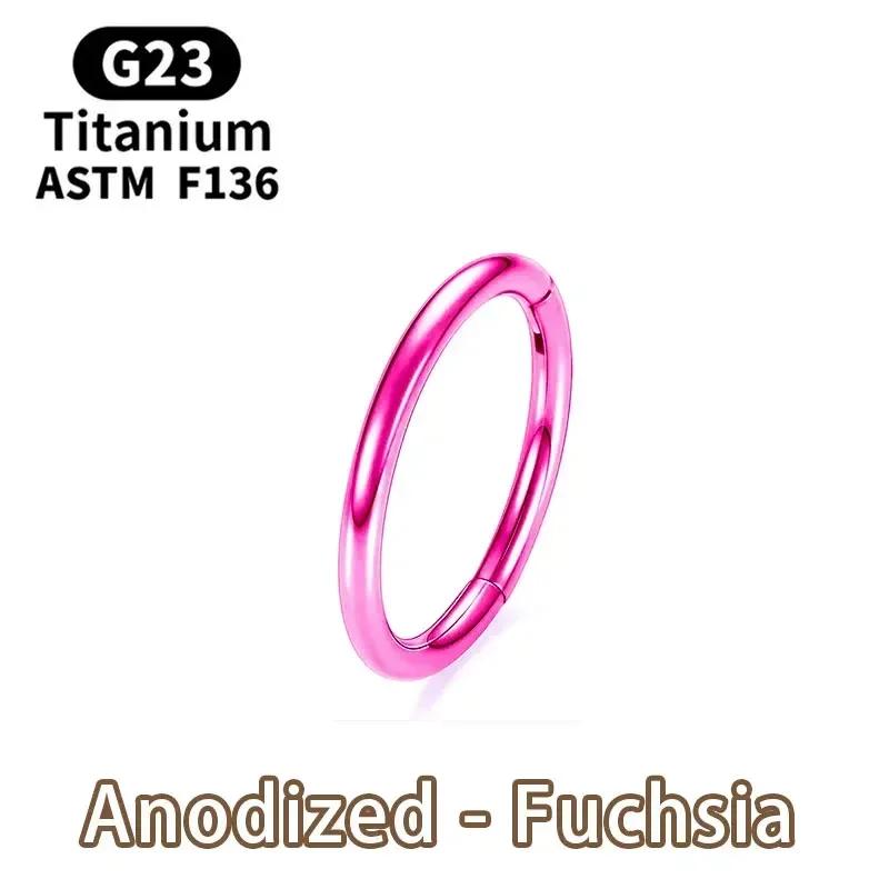 Piercing Naso Titanio G23 F136 Grado Impiantabile 14G 16G 18G 20G Clicker Diaframma Piercing Trago Gioielli Corpo Sexy