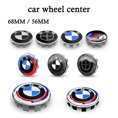 4 PEÇAS 68MM 56MM Calota Central de Roda de Carro Para mini E87 M Performance E36 E46 E60 E90 E91 E92 E93 F30 F20 M3 Acessórios para Carro