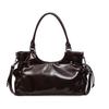 Y2k Retro Umhängetasche Damen Lack Motorrad Crossbody Große Achseltasche Seitentasche Kordelzug Tote Für Tägliches Pendeln Reisen