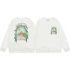 Grenzüberschreitende trendige Marke Casablanca Casablanca Buchstabe gemaltes Print 380g Herren- und Damen- Rundhals-Pullover