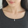 Silver 925 Plum Drop Necklace