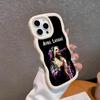Avril Lavigne Wavy Edge TPU Mobile Phone Case for iPhone 17 16 15 14 13 12 11 Air Pro Max Plus Colorful Cover